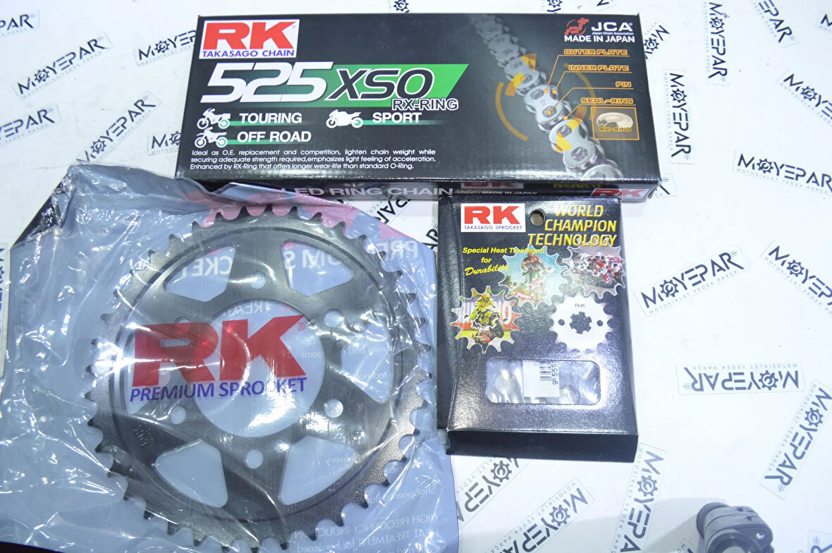 486-261 RK YAMAHA KAWASAKİ ZX-10R NİNJA 2016-2017 ABS 2016-2018 ZİNCİR DİŞLİ SETİ