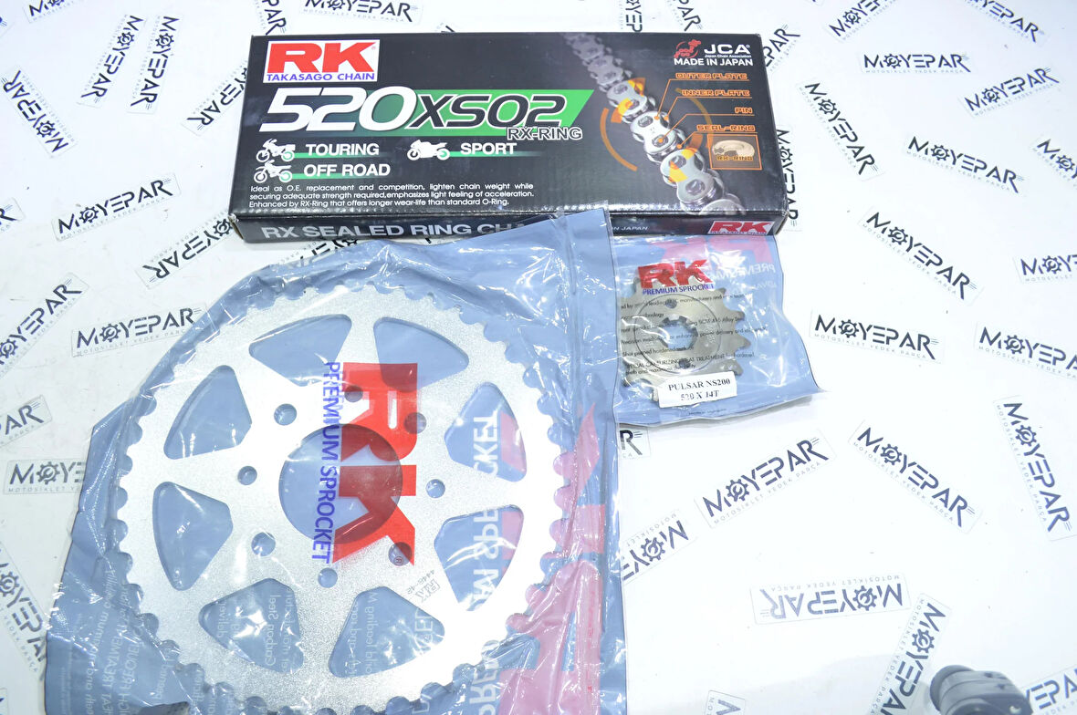 486-304-KLO RK HONDA CBR 250R 2014-2018 ZİNCİR DİŞLİ SETİ