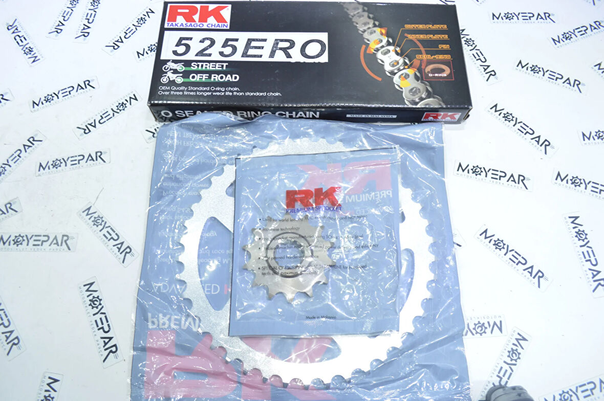 486-311-ERO RK BENELLİ TRK502 2017-2018 ZİNCİR DİŞLİ SETİ