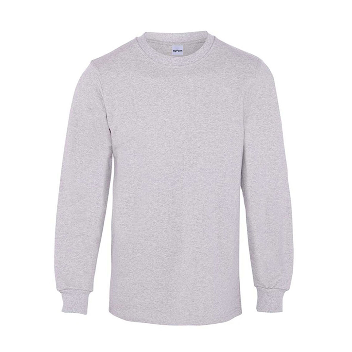 Myform 08125 Sweatshırt Bisiklet Yaka Regular Gri