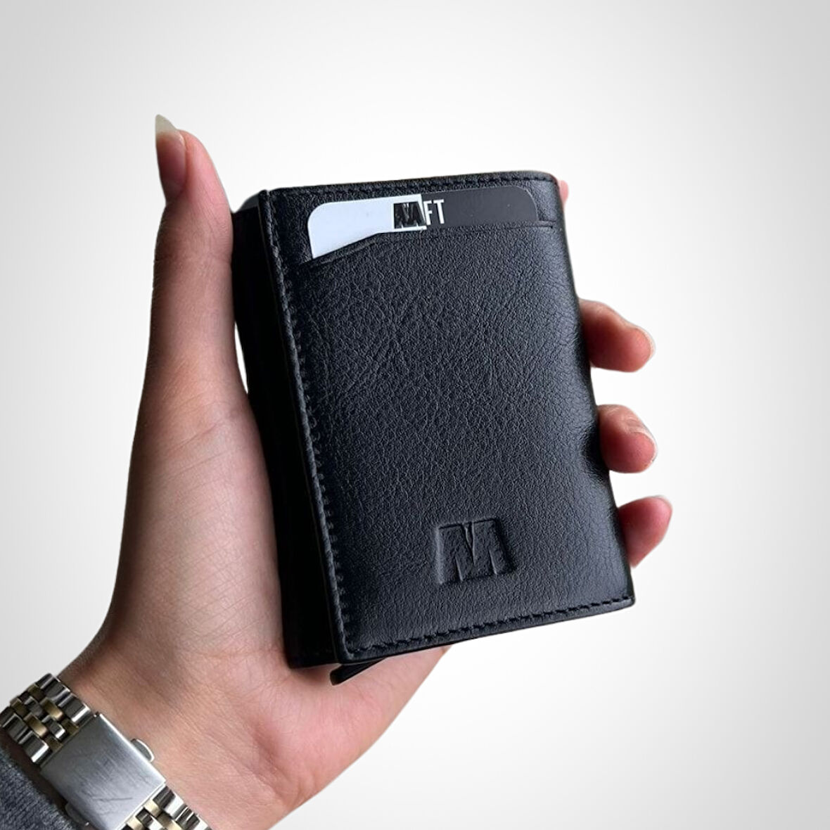 Retro 2660 Hakiki Deri Mekanizmalı Unisex Cüzdan