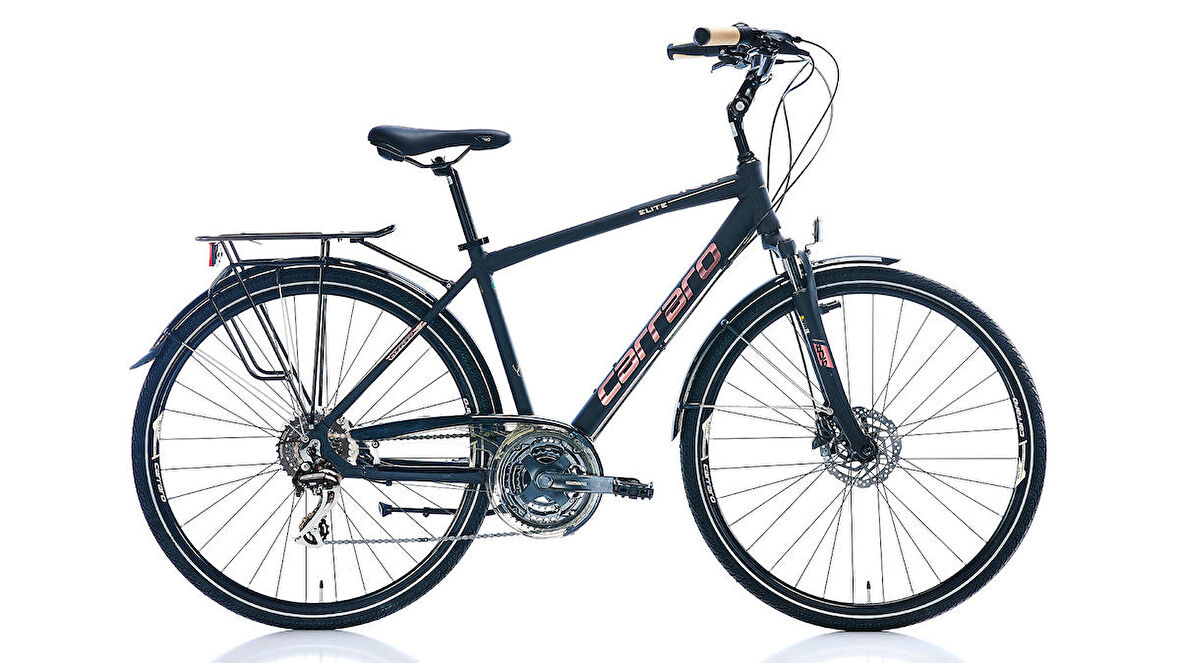 28J CARRARO ELITE 806 HD ŞEHİR BİSİKLETİ - MAT SİYAH BAKIR - 52