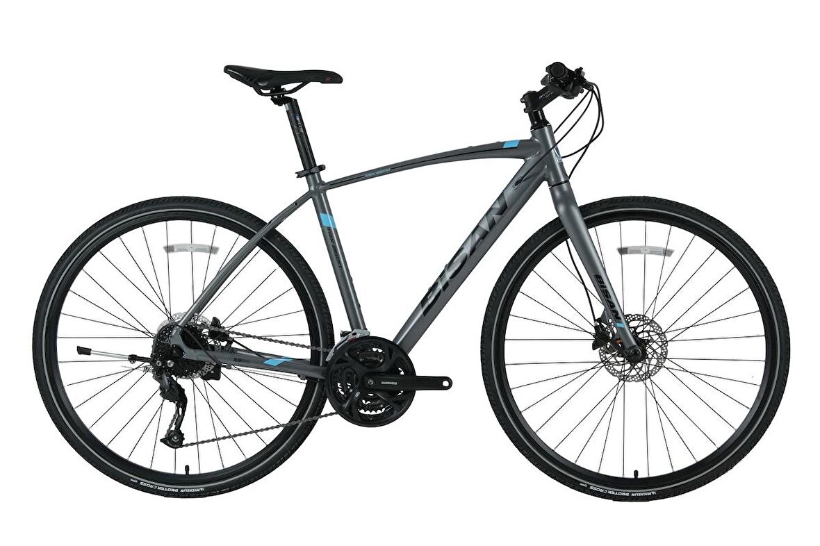 28J BİSAN TRX 8600 ALTUS ŞEHİR BİSİKLETİ - METALİK GRİ MAVİ - 54 KADRO