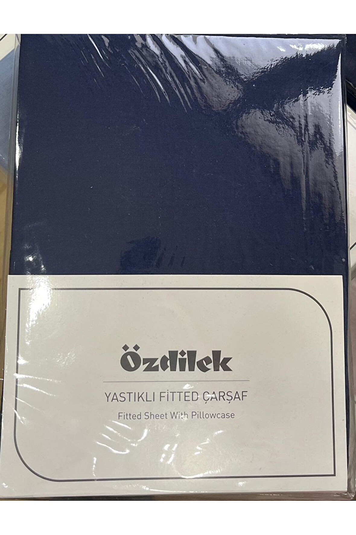 Özdilek Colurist Lastikli Fitted Çift Kişilik Çarşaf Takımı 160 x 200 +30 Cm ( 30 Cm Yükseklik ) İndigo