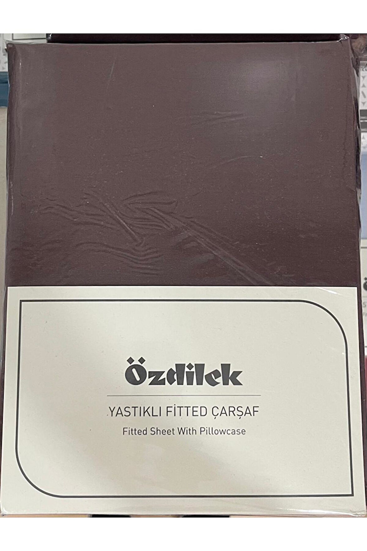 Özdilek Colurist Lastikli Fitted Tek Kişilik Çarşaf Takımı 100 x 200 +30 Cm ( 30 Cm Yükseklik ) Mürdüm