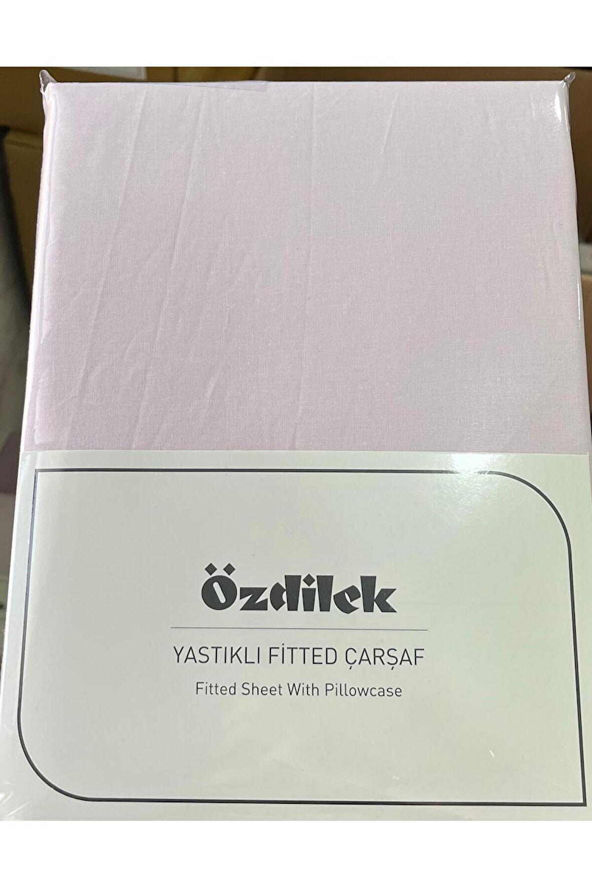 Özdilek Colurist Lastikli Fitted Çift Kişilik Çarşaf Takımı 160 x 200 +30 Cm ( 30 Cm Yükseklik ) Pudra