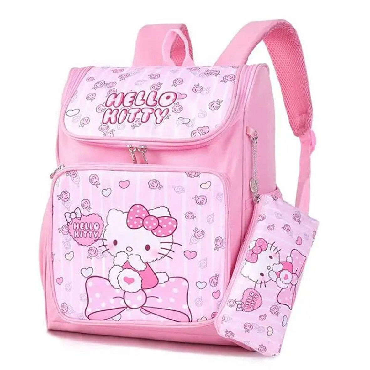 Sanrio Kuromi Cinnamoroll Hello Kitty My Melody Sırt Çantası ve Kalem Kutu Seti
