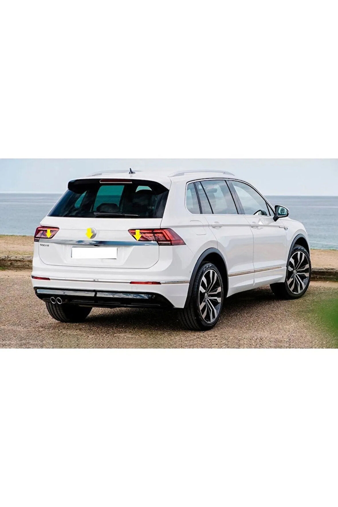 Vw Tiguan Uyumlu Krom Bagaj Çıtası 2016 Ve Üzeri Paslanmaz Çelik