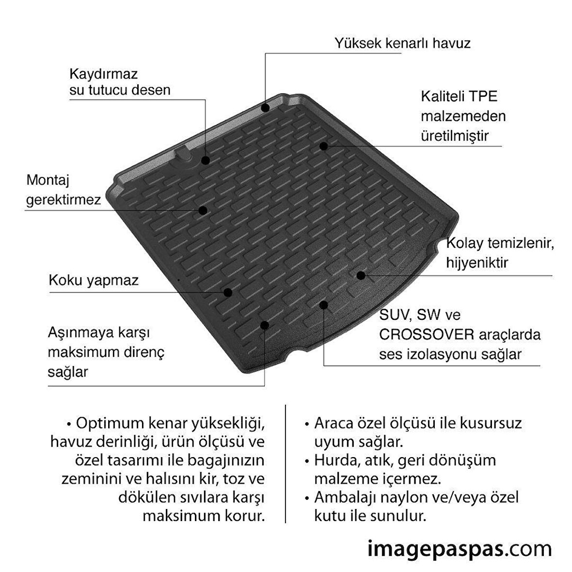 Image Volkswagen Passat B9 Variant (2024 ve Sonrası)  Bagaj Havuzu (Alt Bagaj)