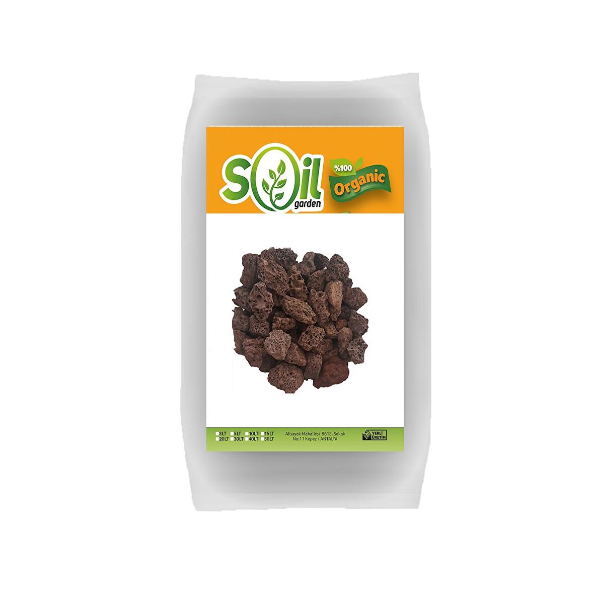 Soil garden Pomza 10  lt 10-15 mm AKVARYUM TAŞI Lav Kırığı Ponza Taşı Pomza Taşı Akvaryum Taşı Tüf Cüruf