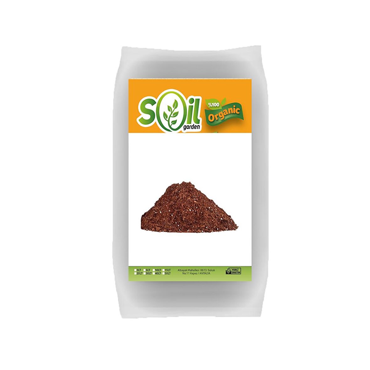 Soil garden Cocopeat Hindistan Cevizi Torfu 40 lt   perlit / vermikülit ve pomza ilaveli Özellikleri:  %100  doğal zenginleştirilmiş