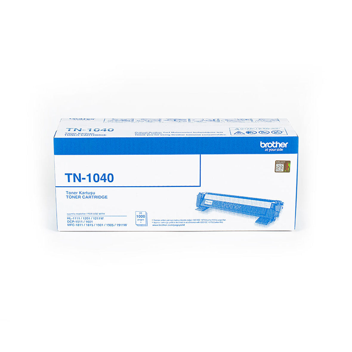 Brother TN-1040 1000 Sayfa Kapasiteli Siyah Toner