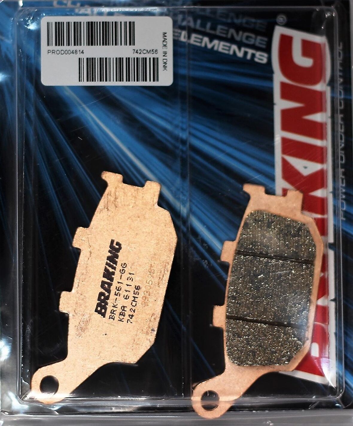 YAMAHA YZF R1 SP 1000 BRAKING ARKA FREN BALATASI 2006 742CM56