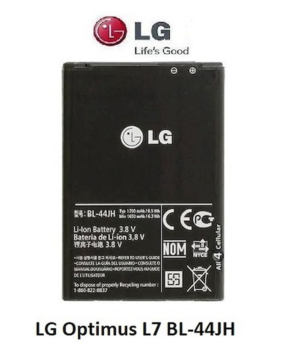 Lg Optimus L7 BL-44JH Batarya Pil