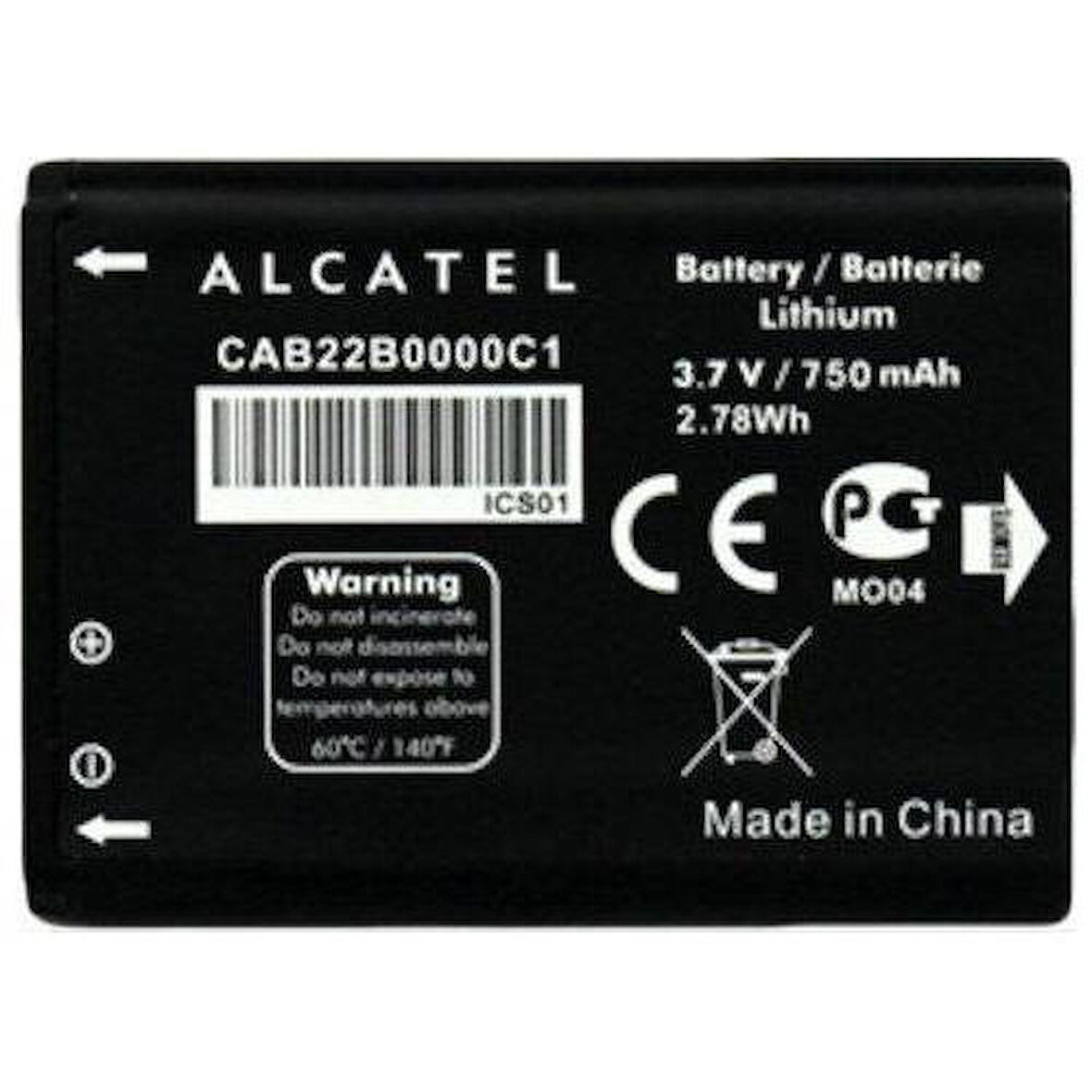 Alcatel OneTouch OT-665 - X / OT-356 Pil Batarya CAB22B0000C1