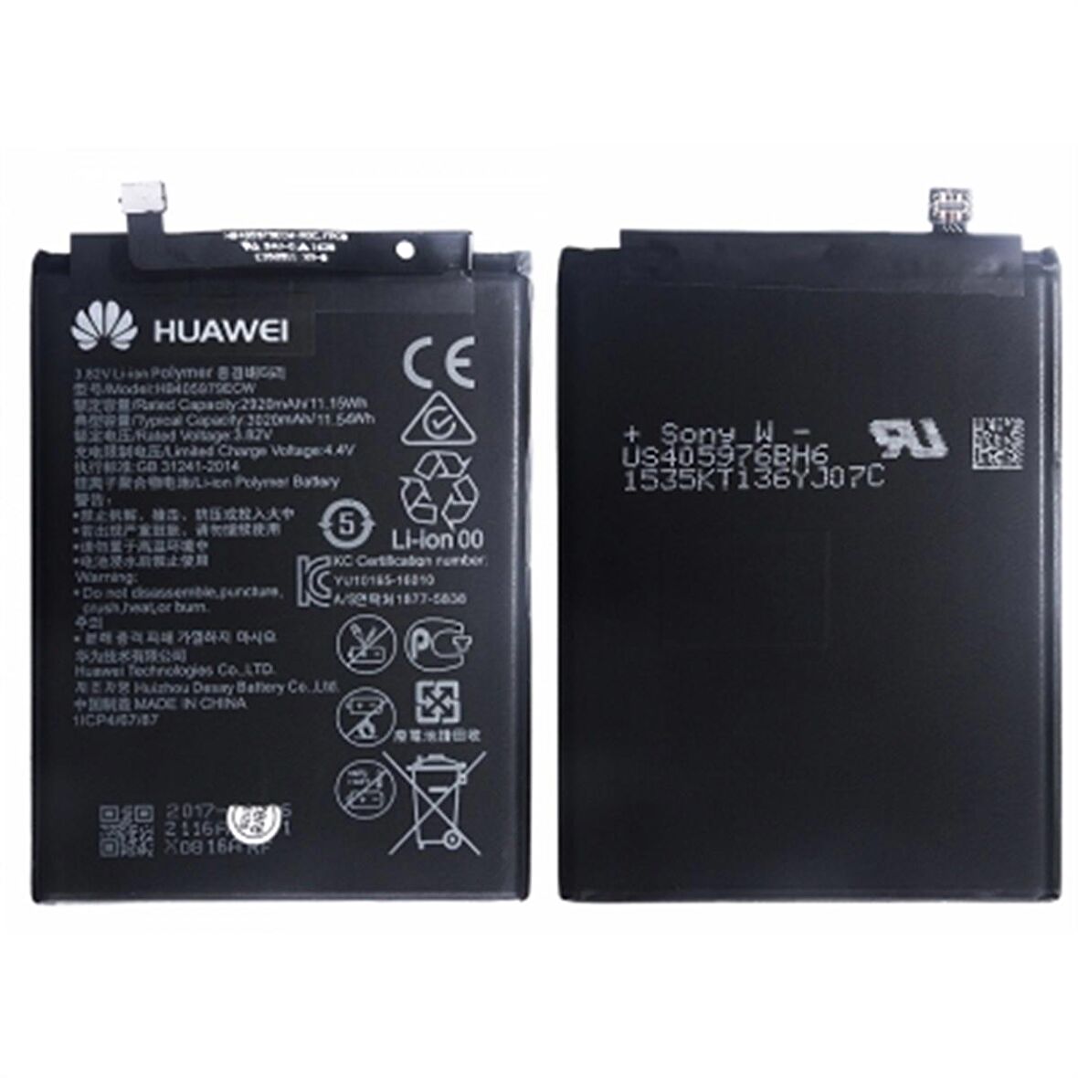 Huawei Nova Batarya Pil Hb405979Ecw