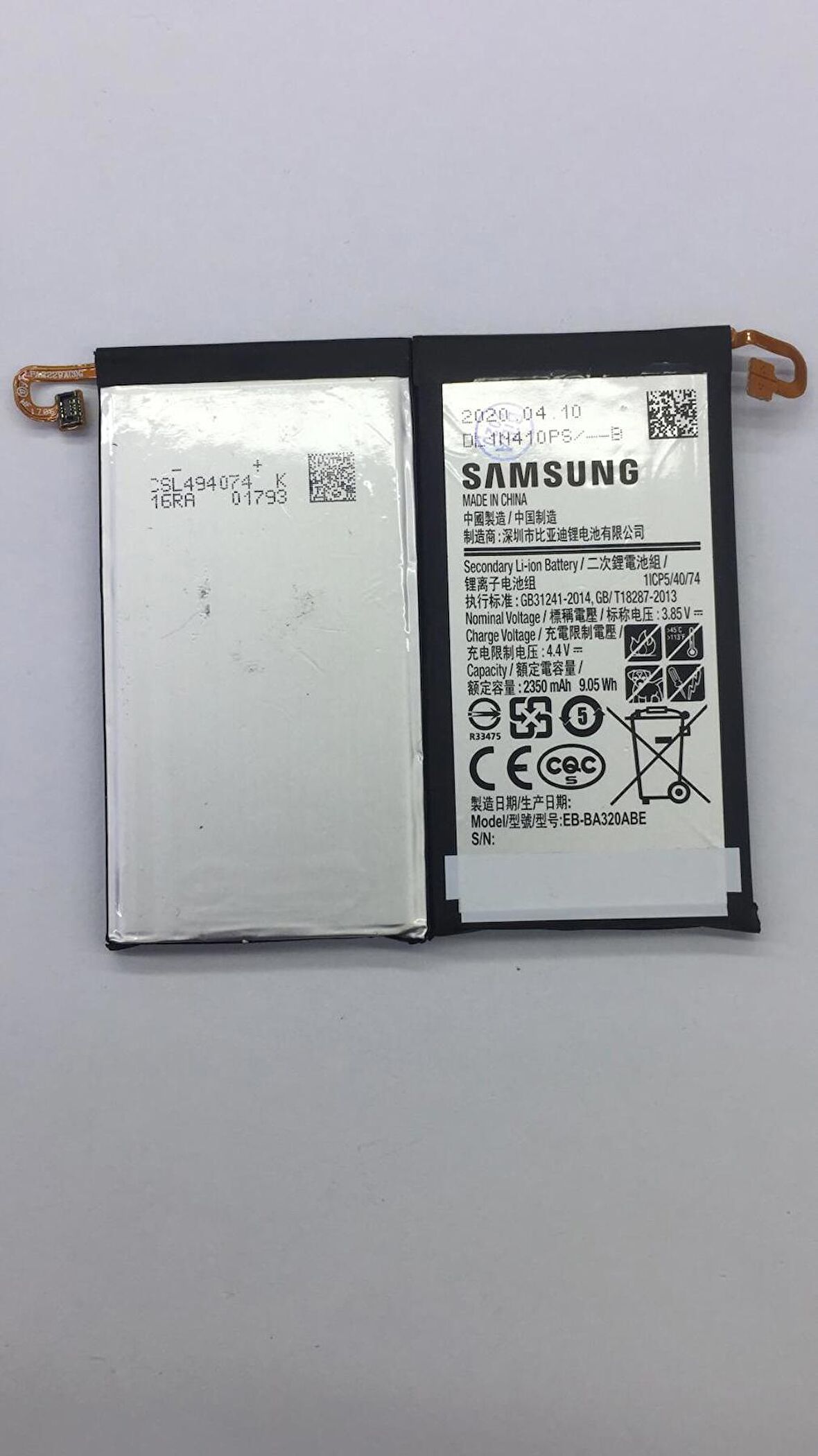 Samsung Galaxy A320 - A3 2017 Batarya Pil 2350 Mah