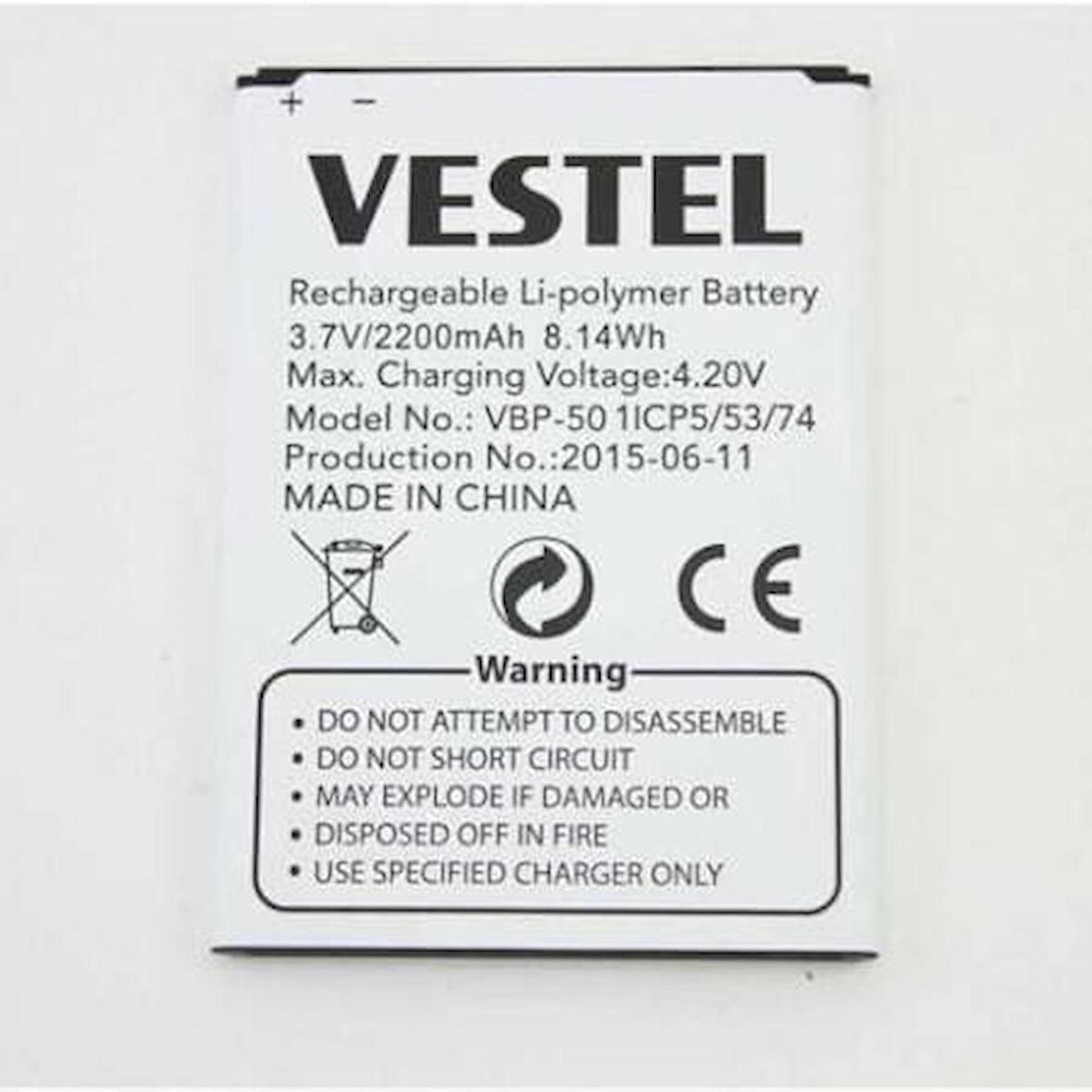 Vestel Venüs 5.0 V 5.0 X Vbp-50 Batarya Pil