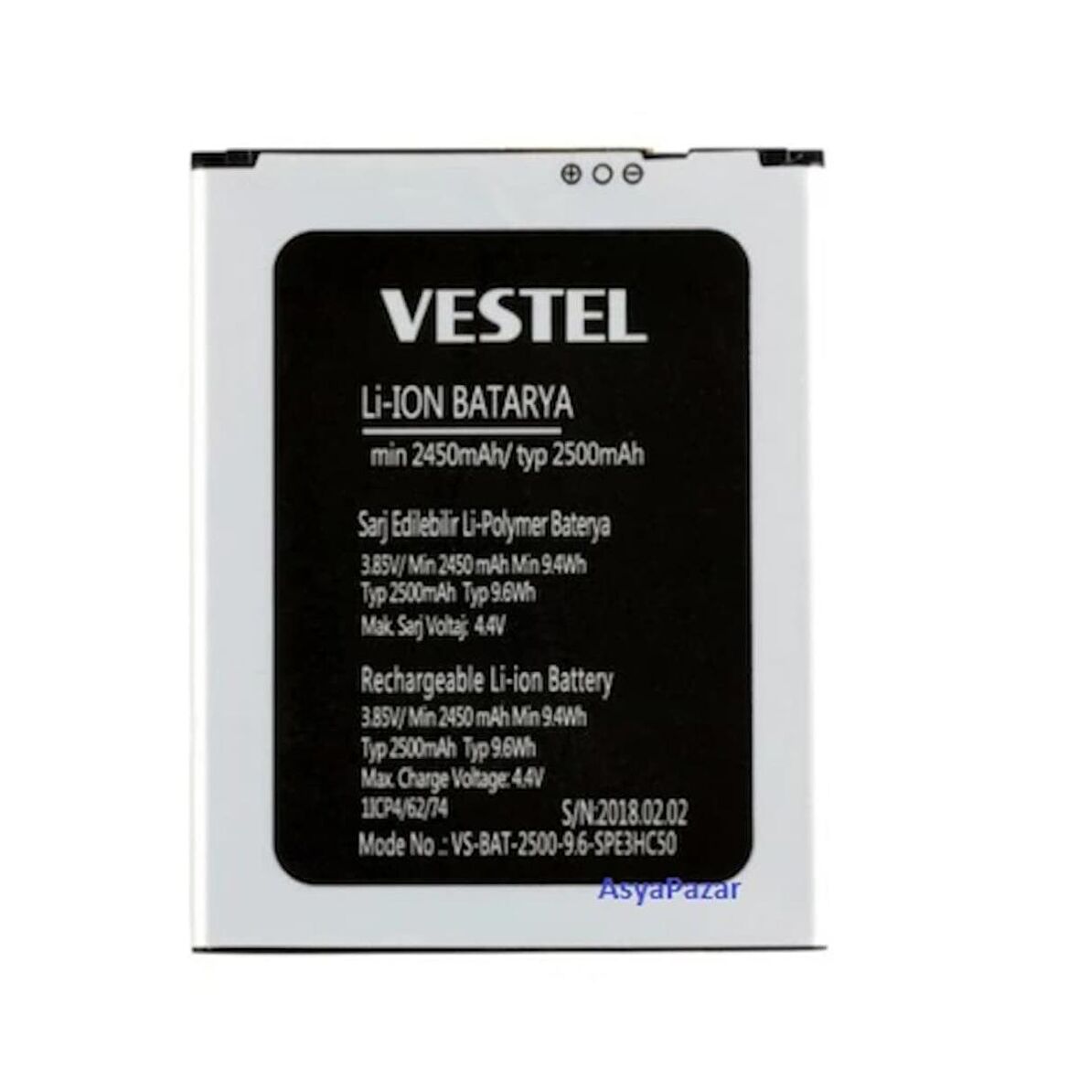 Vestel Venüs E3 Pil Batarya