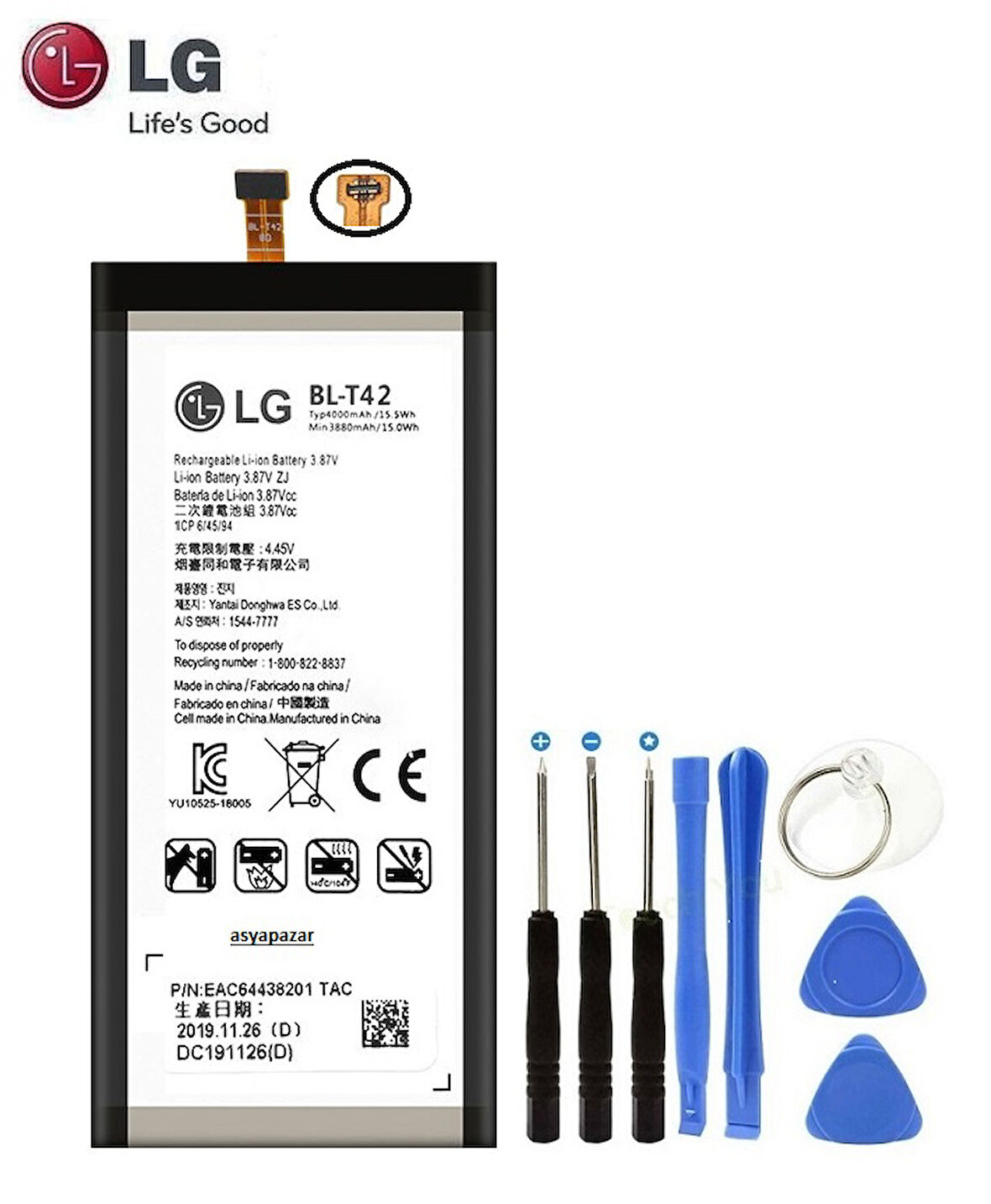 LG V50  Pil Batarya ve Tamir Seti BL-T42