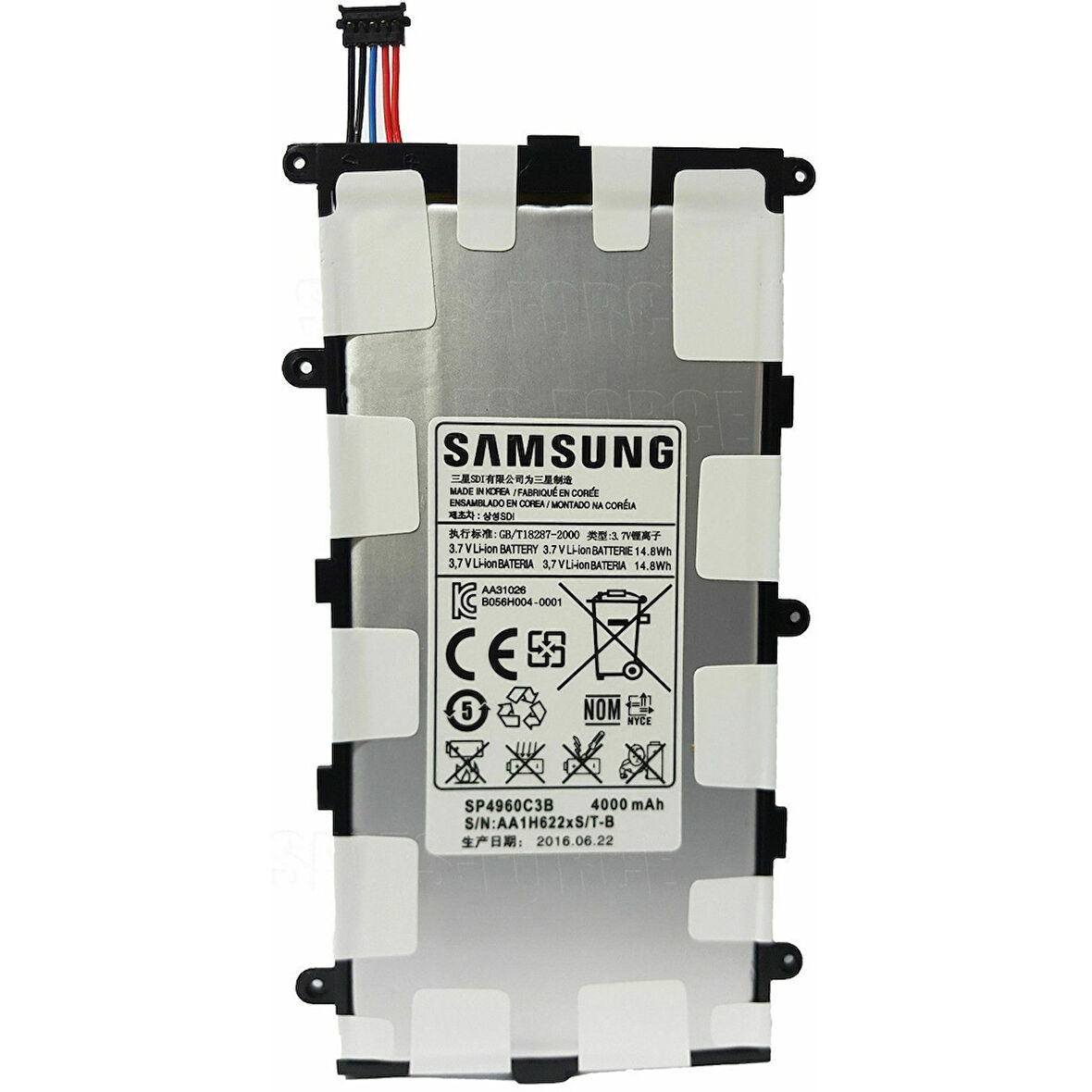 Samsung Tab 2 7.0 P3100 P3110 P6200 Pil Batarya SP4960C3B