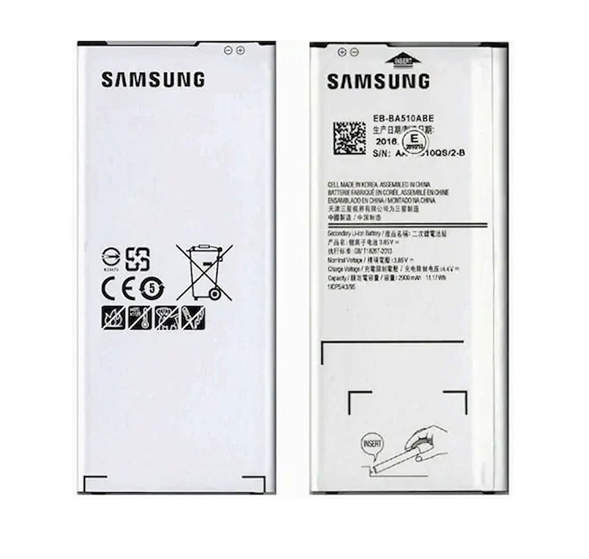 Senalstore SAMSUNG A5 A510 Uyumlu BATARYA PİL EB-BA510ABE