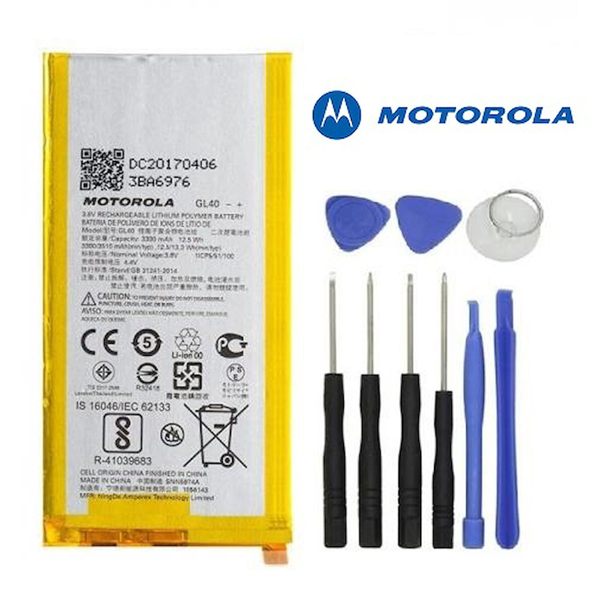 Moto Z Play Xt1635 Pil Batarya  GL40 ve Tamir Seti