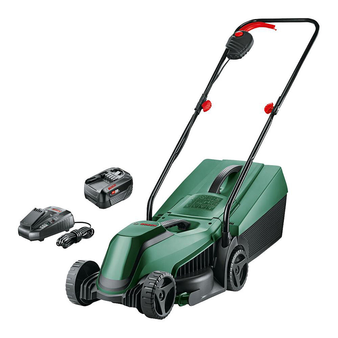 Bosch Easy Mower 18V-32-200 Akülü Çim Biçme Makinesi 4.0Ah Akü Şarj Aleti