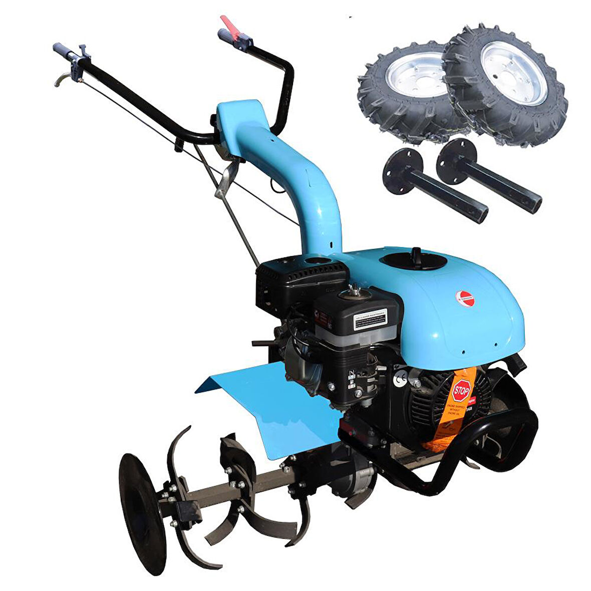 Dakkin DAK250 Benzinli Çapa Makinesi ve Tekerlek Seti