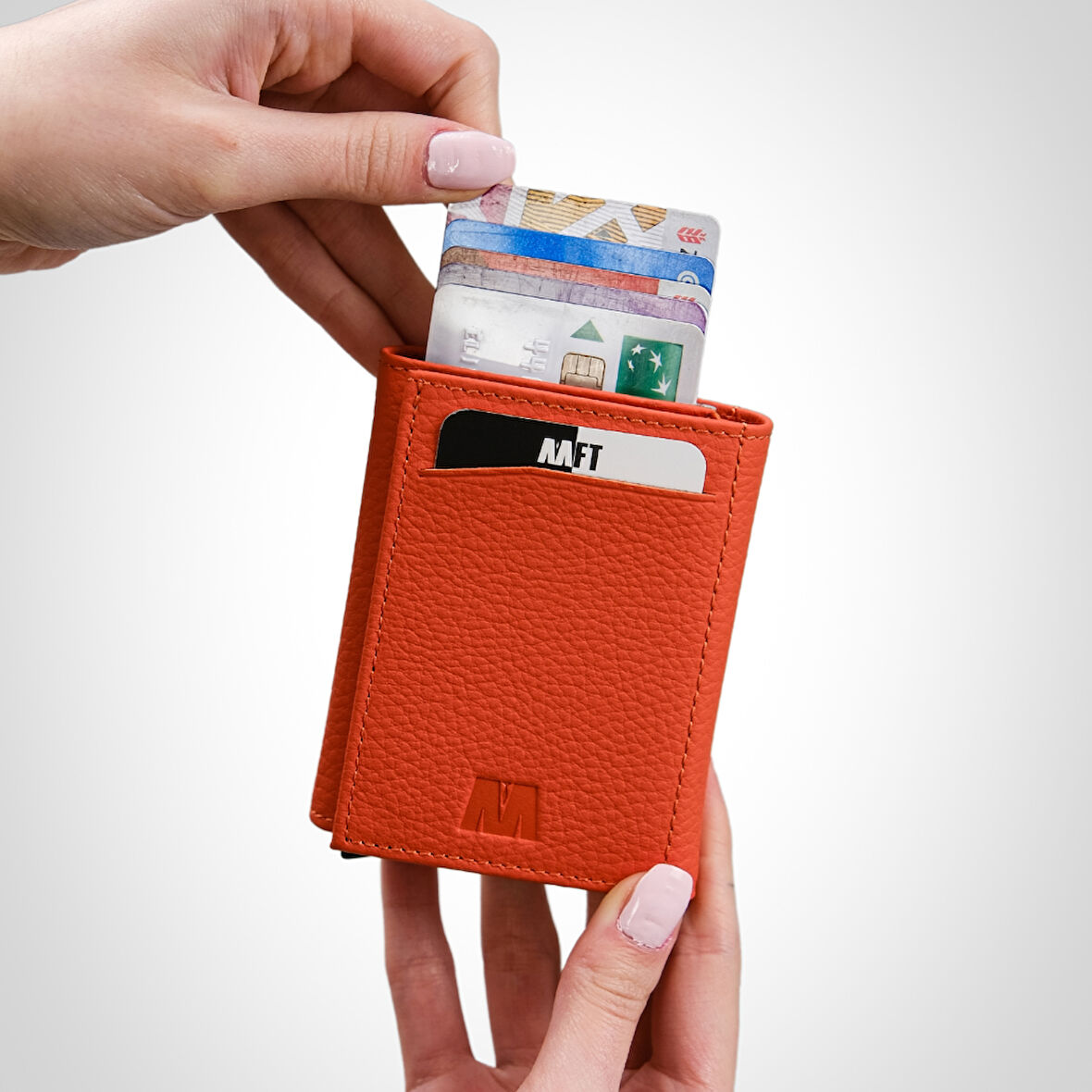 Retro 2660 Hakiki Deri Mekanizmalı Unisex Cüzdan