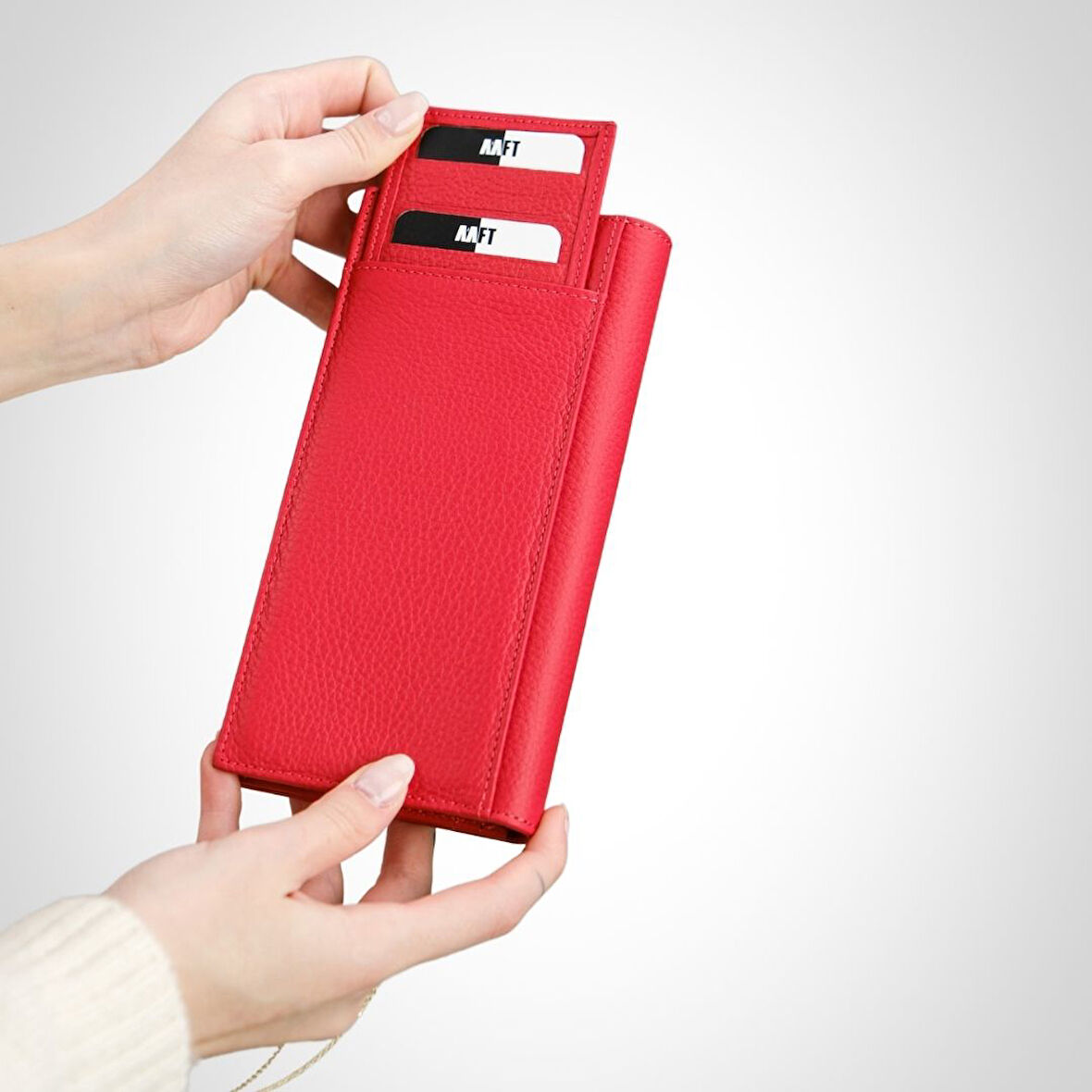 Hakiki Deri Cüzdan – Fermuarlı, Telefon Bölmeli, İsim Yazılı, Kişiye Özel | Lilyum 7286