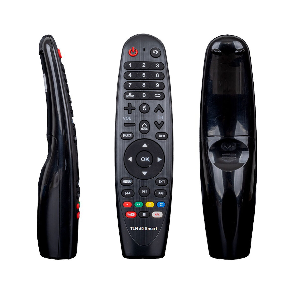(SES KOMUTSUZ) TELENOVA YOUTUBE-NETFLIX TUŞLU LCD-LED  TV KUMANDA