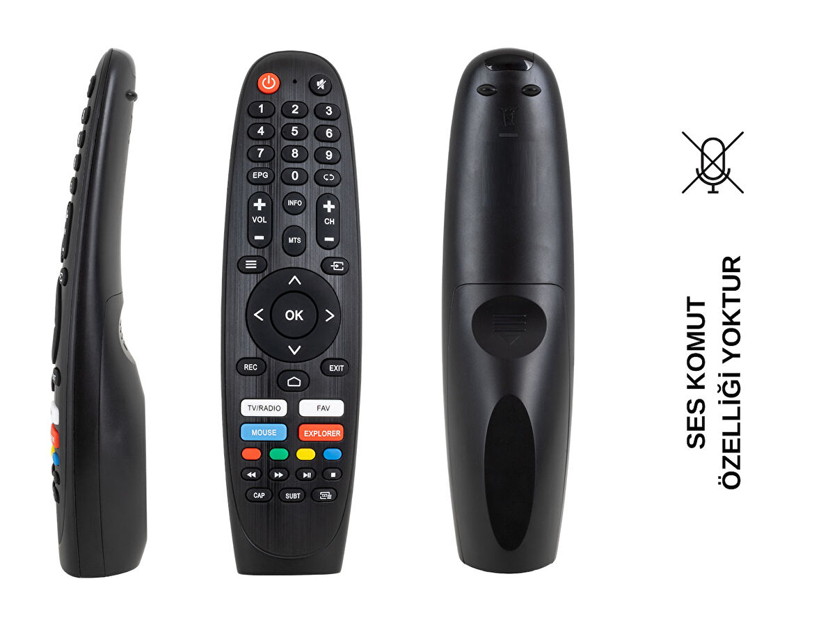 (SES KOMUTSUZ)  DİJİTSU EXPLORER-MOUSE TUŞLU LCD LED TV SİHİRLİ KUMANDA