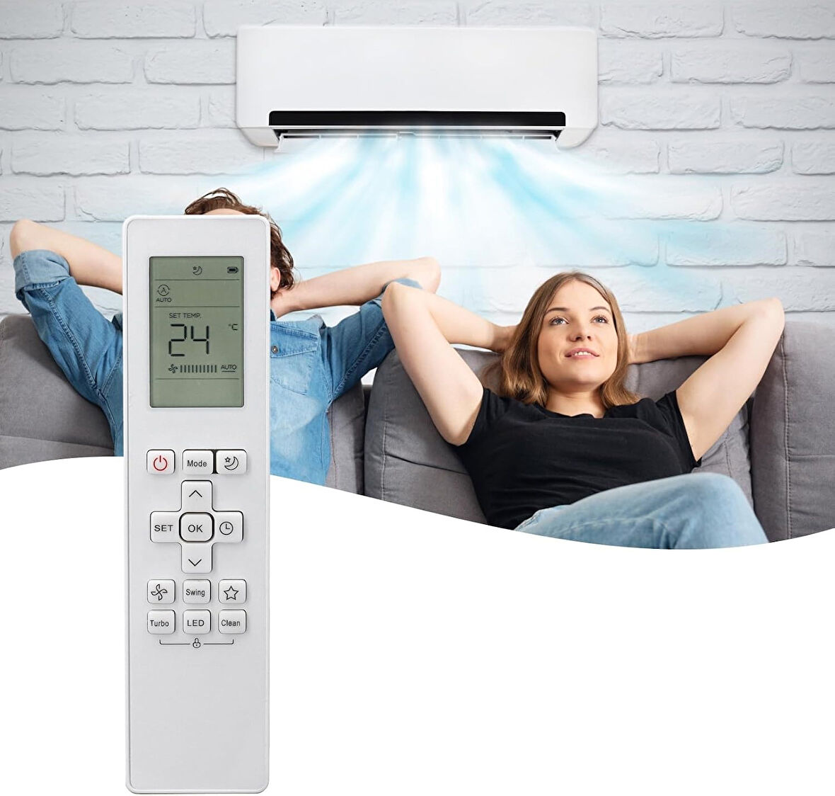 BOSCH - SAMSUNG -AİRFEL - KUMTEL  KLİMA KUMANDASI