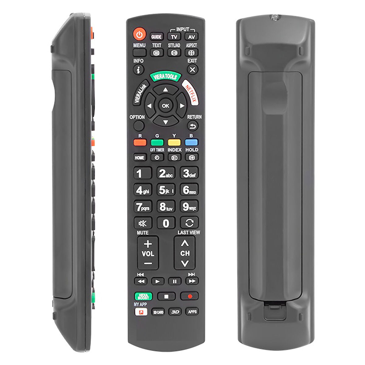 PANASONIC NETFLIX TUŞLU 3D'Lİ LCD LED TV KUMANDA