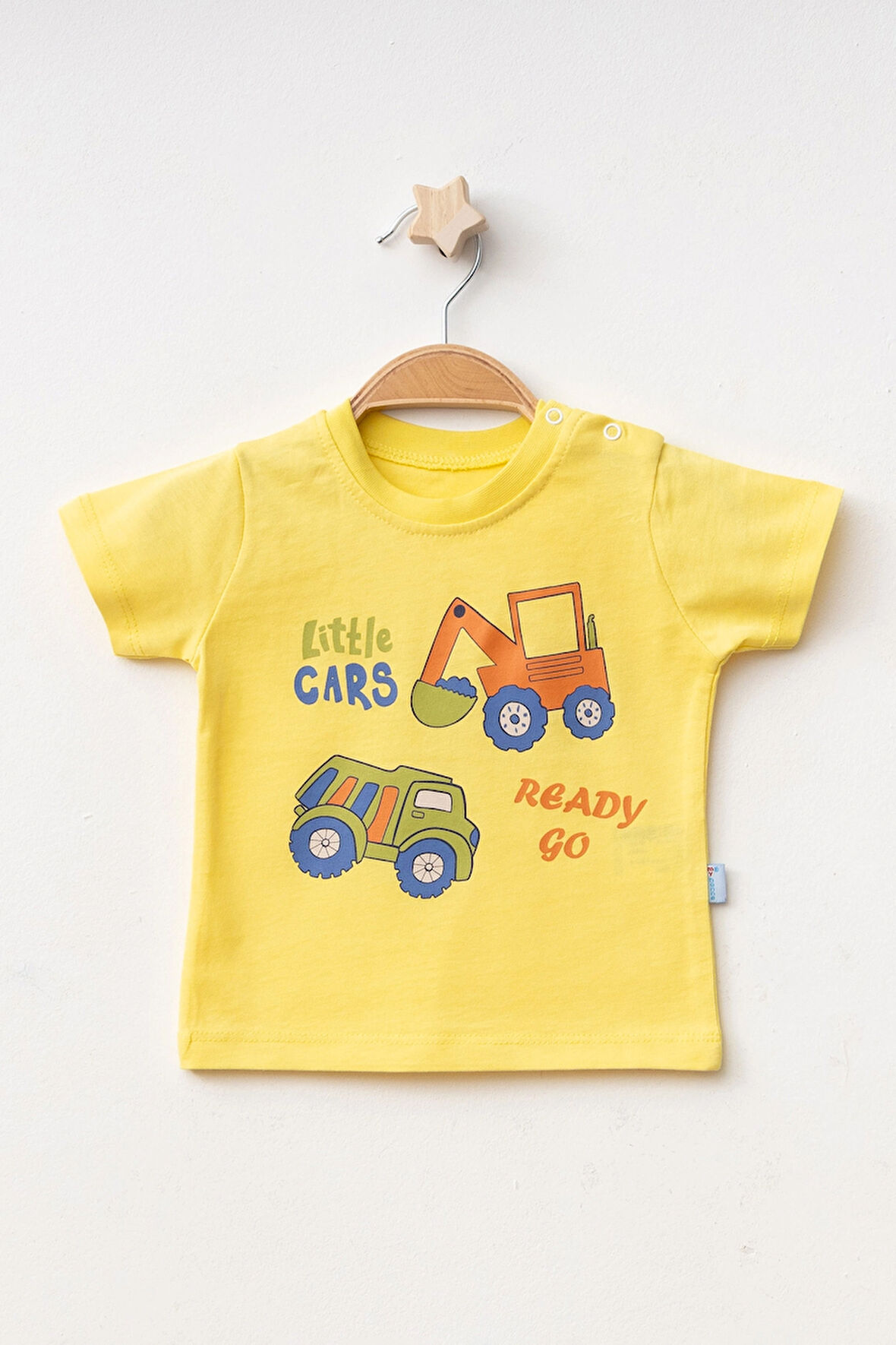 Little Cars Baskılı Erkek Bebek Tişört 2009