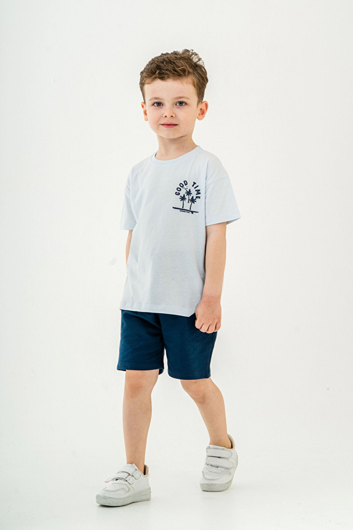 Good Time Baskılı Şortlu Takım 50305