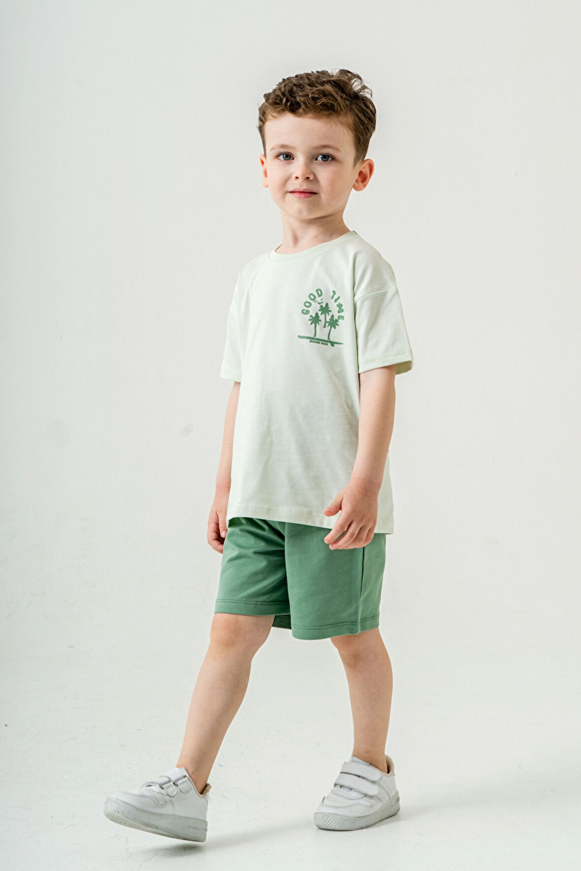 Good Time Baskılı Şortlu Takım 50305