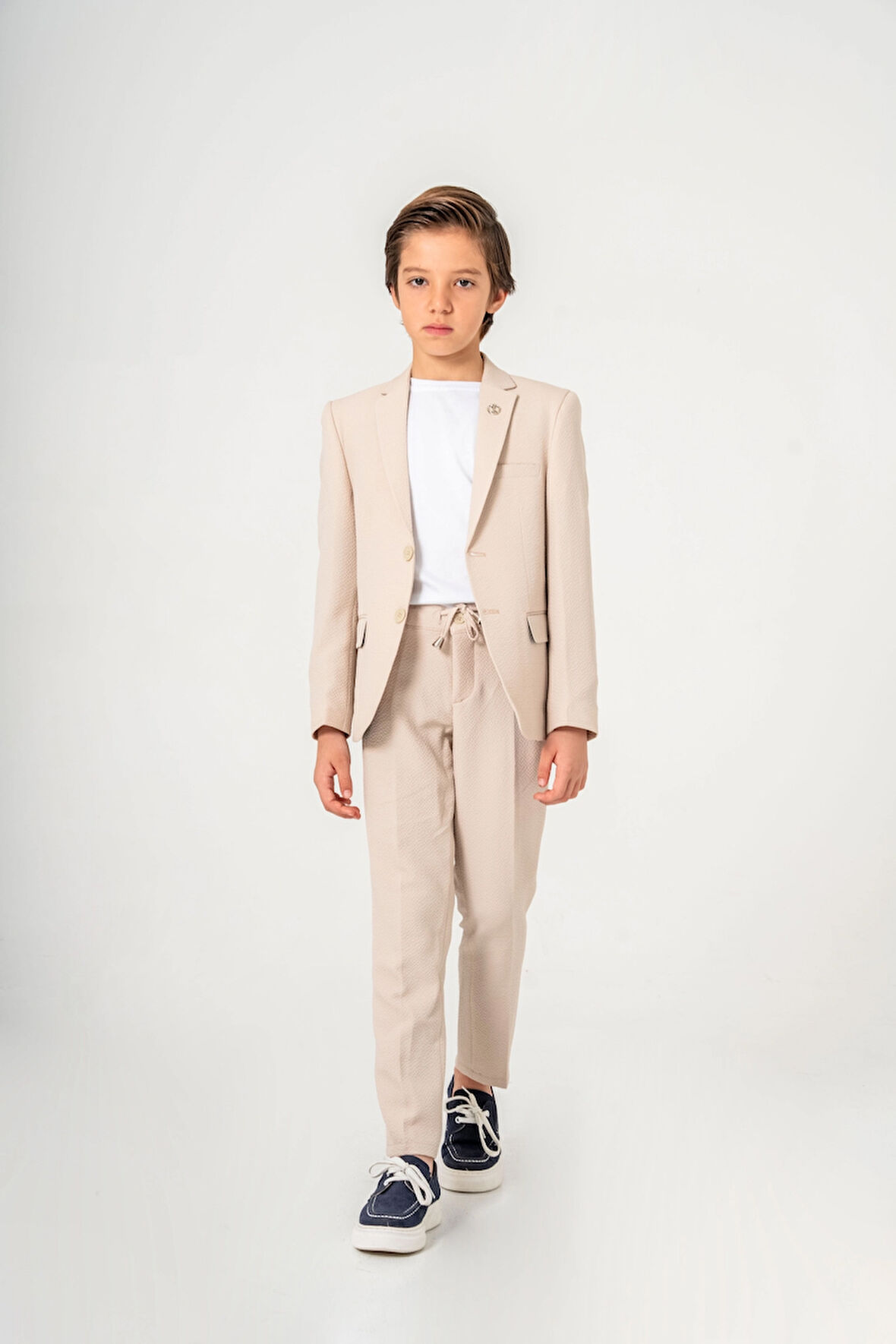 Tişörtlü Ceketli Takım Elbise 4025