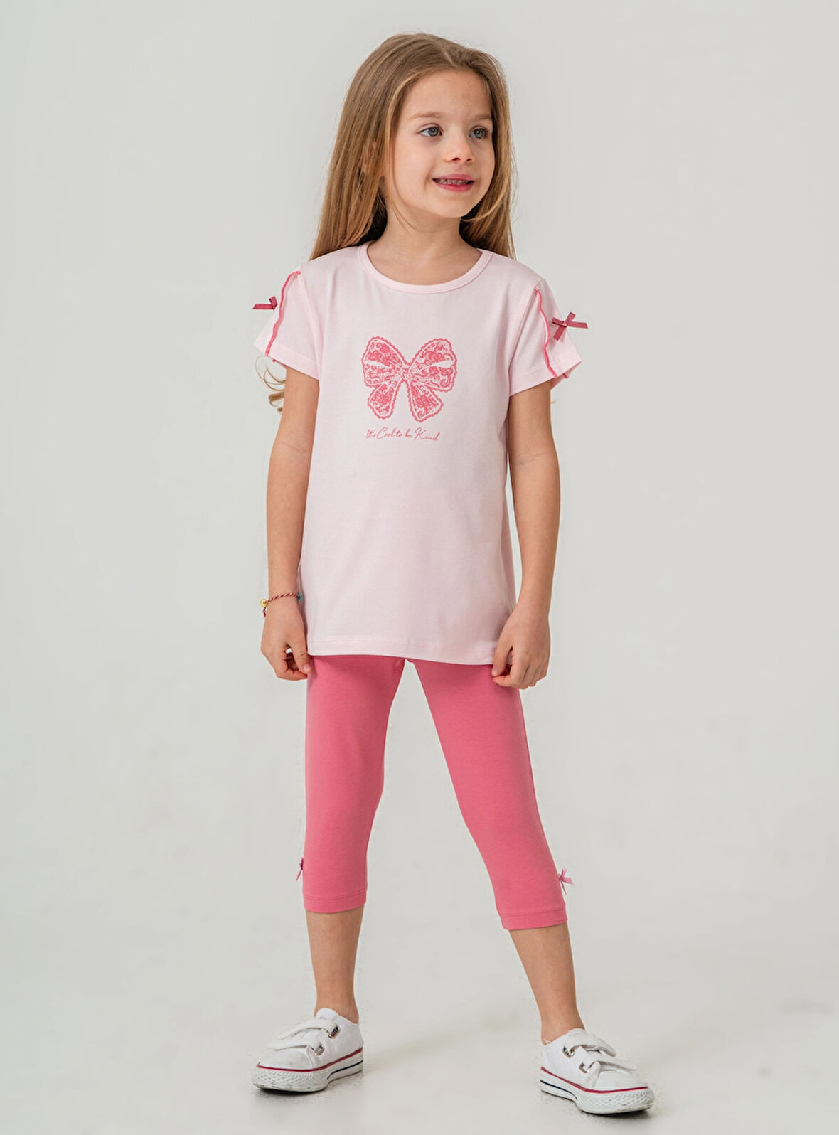 Fiyonk Baskılı Kız Çocuk Takım 50357