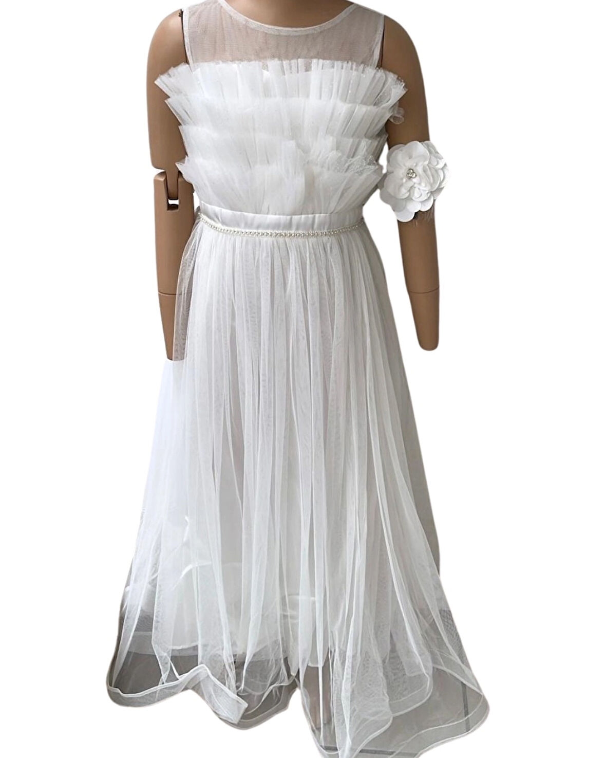 Beli Taşlı Püsküllü Abiye 2307