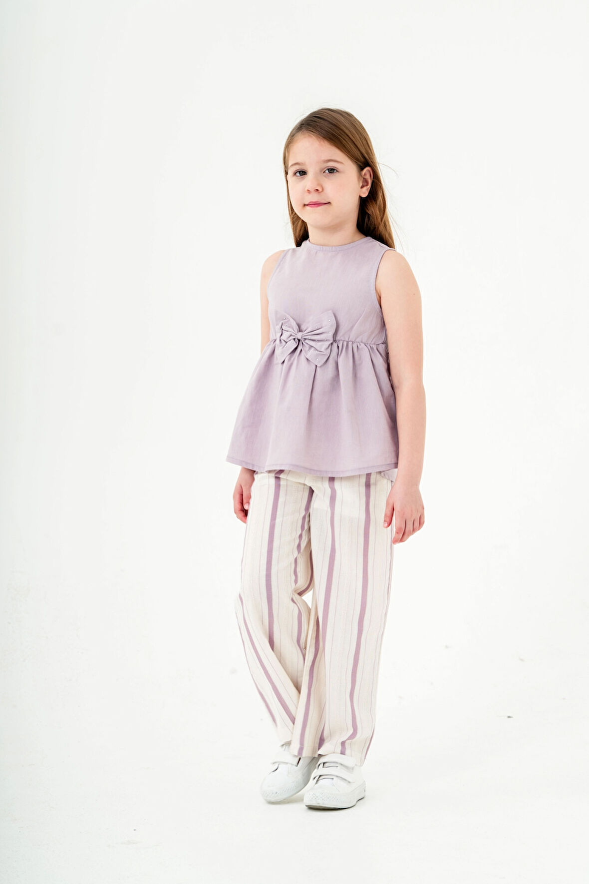 Kurdela Detaylı Kız Çocuk Takım 3834