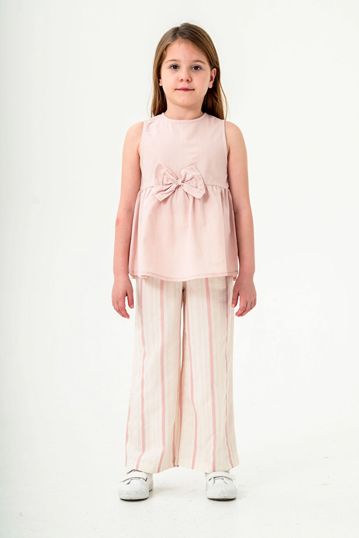 Kurdela Detaylı Kız Çocuk Takım 3834