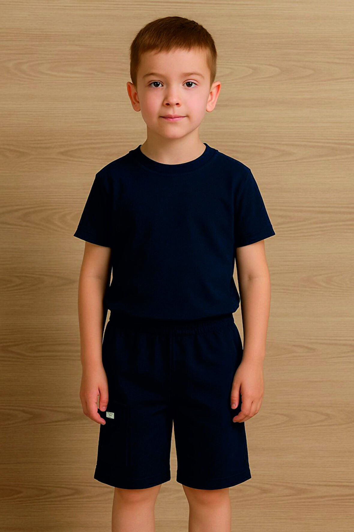 Kargo Cepli Erkek Çocuk  Basic Şort 73651-1