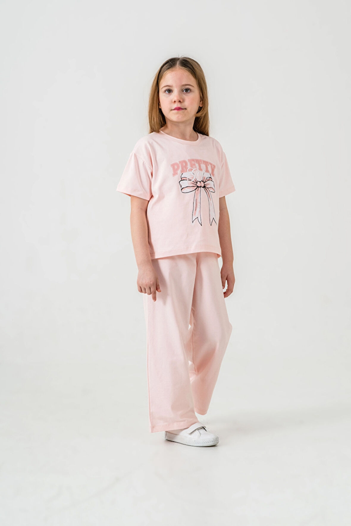 Pretty Girl Baskılı Kız Çocuk Takım 033