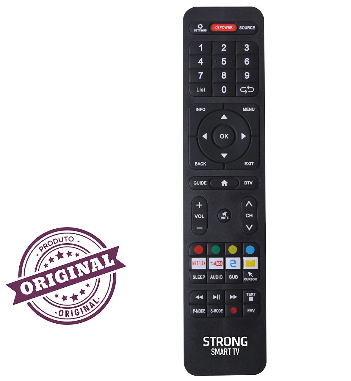 STRONG ANDROID YOUTUBE-NETFLİX TUŞLU LCD TV KUMANDASI