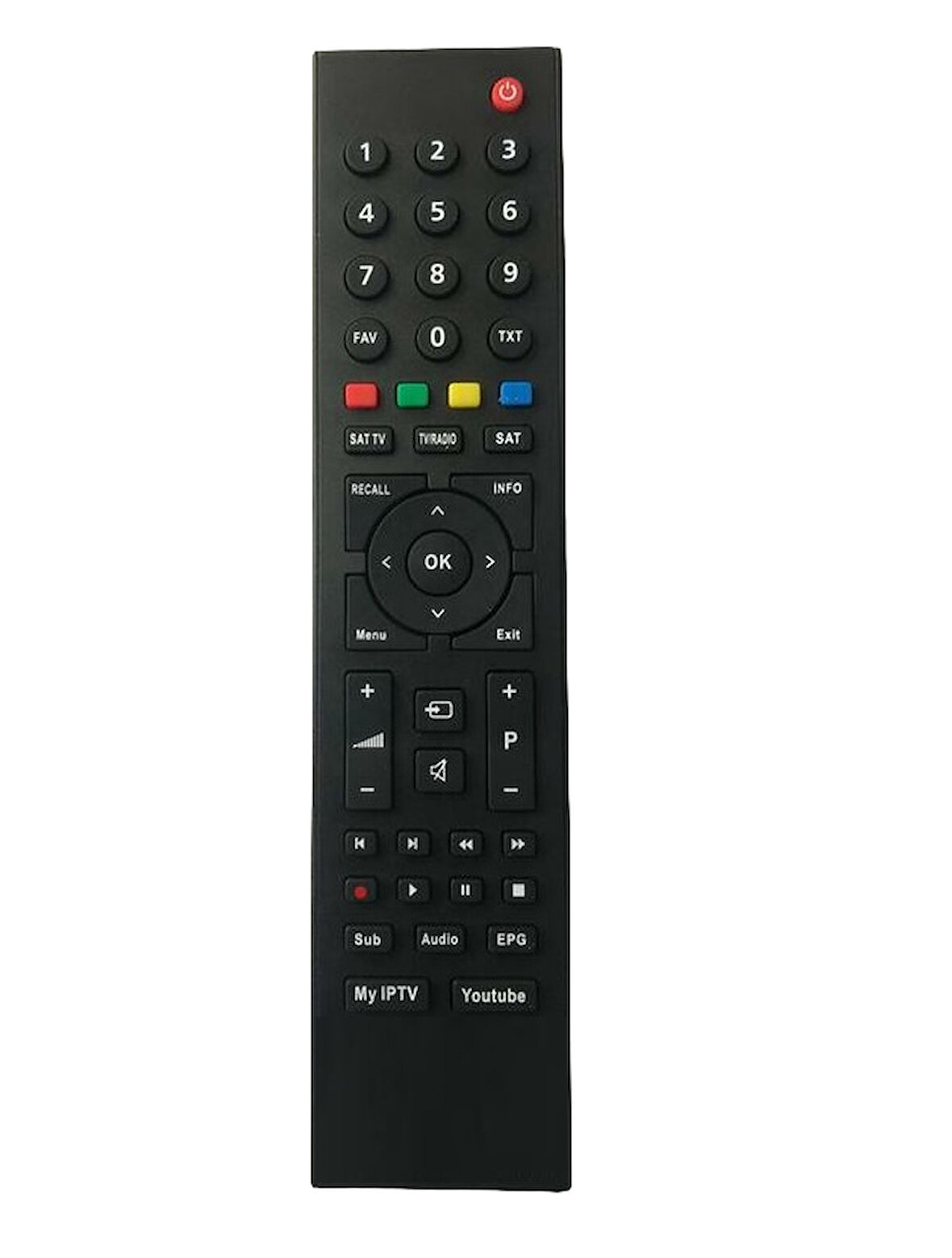 BOTECH LCD LED MYIPTV/YOUTUBE TUŞLU TV KUMANDA
