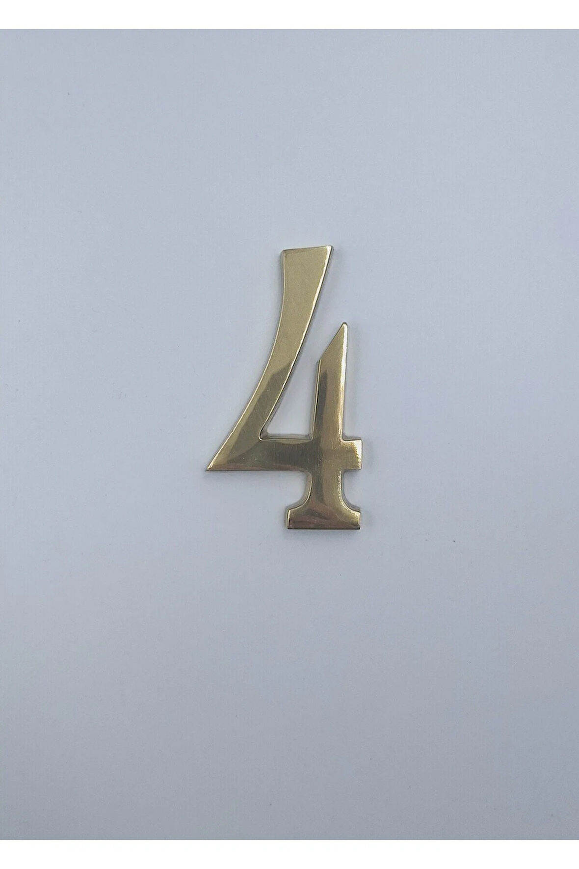 PİRİNÇ RAKAM KAPI NUMARASI 8CM NO:4