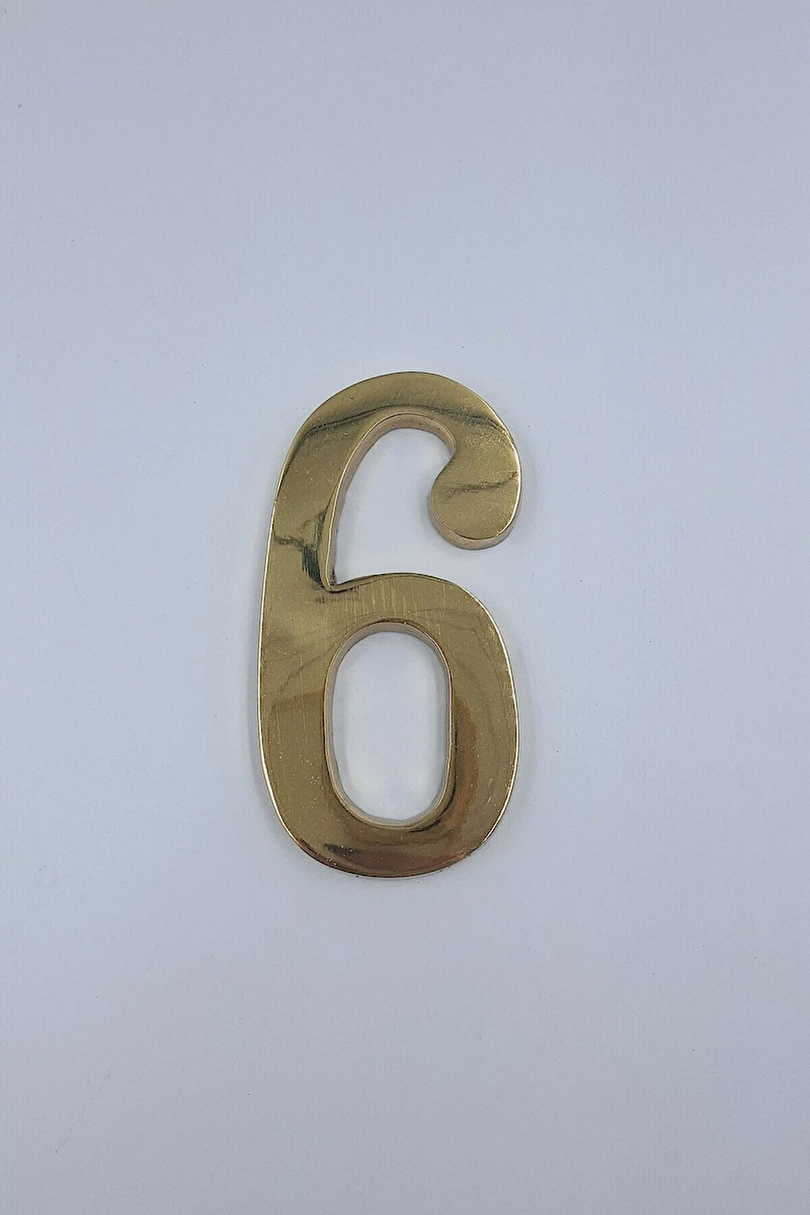 PİRİNÇ RAKAM KAPI NUMARASI 12 CM NO:6