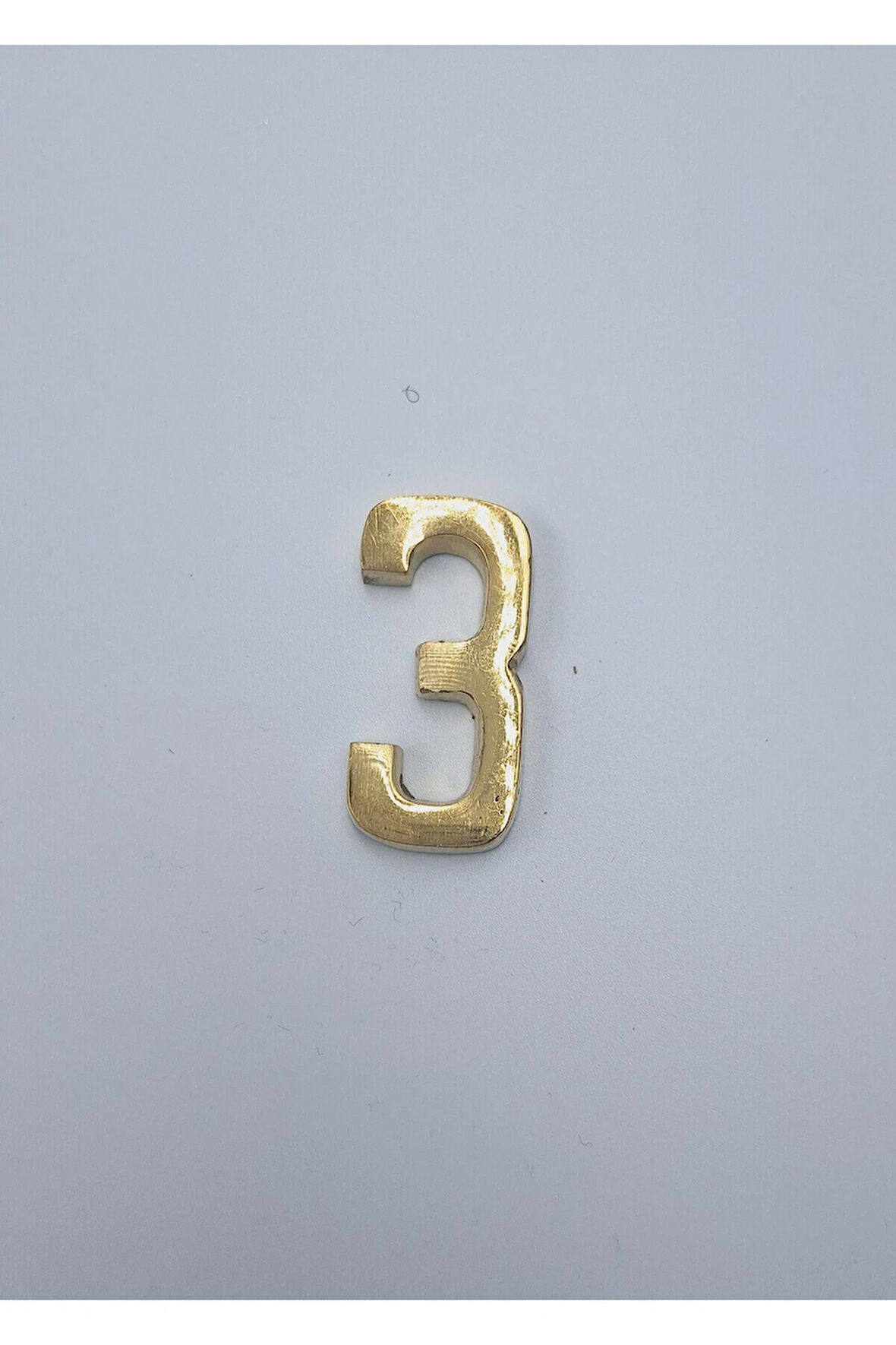 PİRİNÇ DÖKÜM RAKAM 4CM DÜZ NO:3